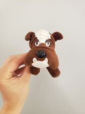 AURORA Cute Puppy Dog Soft Plush Toy Cuddling Beanie Bulldog A&A Brown