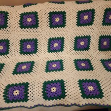 XL Homemade 10'X19' Crocheted