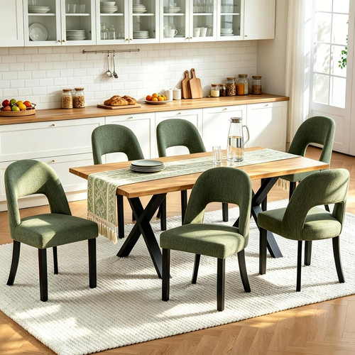 Dining chairs set - of, 6