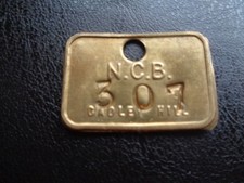 Mining Miners Colliery Pit Check Token