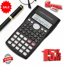 SCIENTIFIC CALCULATOR ELECTRONIC OFFICE 12 DIGITS SCHOOL EXAMS GCSE WITH UK.