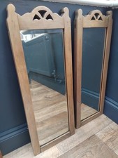 Vintage wooden wall - wall, mirrors