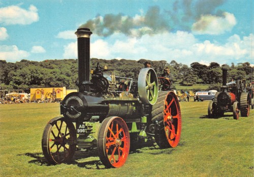Steam traction engine - traction,