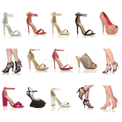 Womens ladies high heel - ladies, ankle