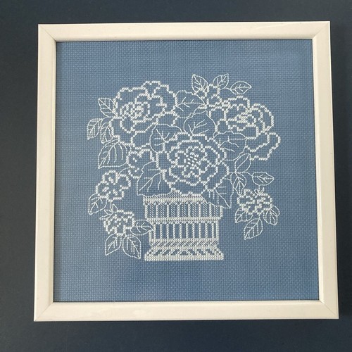 Needlepoint wall framed art - wall,