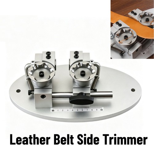 Leather belt side trimmer - leather,