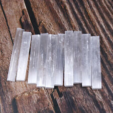 Selenite 20X Long Sticks Bar Wand White Healing Stone Healing Crystals Bulk Lot