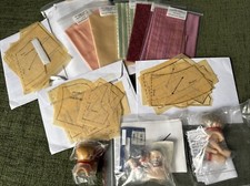 Dolls House Doll Clothes, Making Bundle, Material, Patterns, China Doll KitsO354