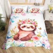 Cute Sloths-02 Cartoon Quilt