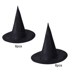6 Pieces Halloween Witch Hat