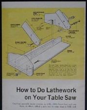 Use Table Saw as WOOD LATHE