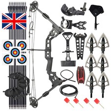 Compound Bow Kit 20-70LBS Draw Weight 16-31" Draw Length 320 FPS Target Shooting