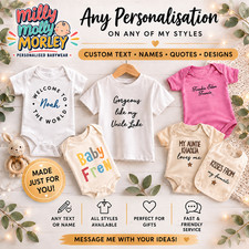 ANY DESIGN OF PERSONALISED