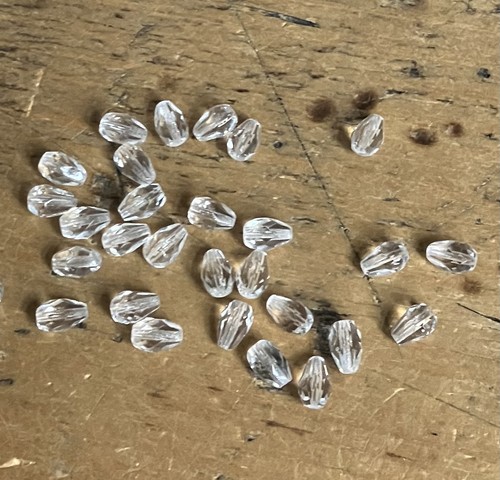 Czech glass faceted beads - glass,