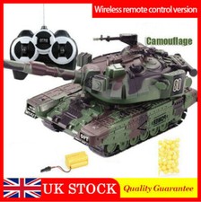 1:32 Remote RC Tank BB Bullet Firing Gun M1A2 Radio Army Battle Model Toy