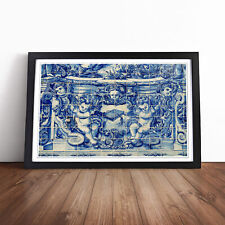 Blue Portugal Tiles Wall Art