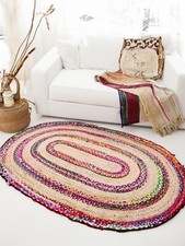 Oval Rug Braided Hand Woven