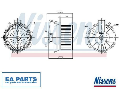Interior blower for peugeot - blower,