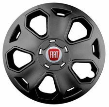 4 x15" Inch Wheel Trims Rims Hub Caps fit Punto -  15"  black