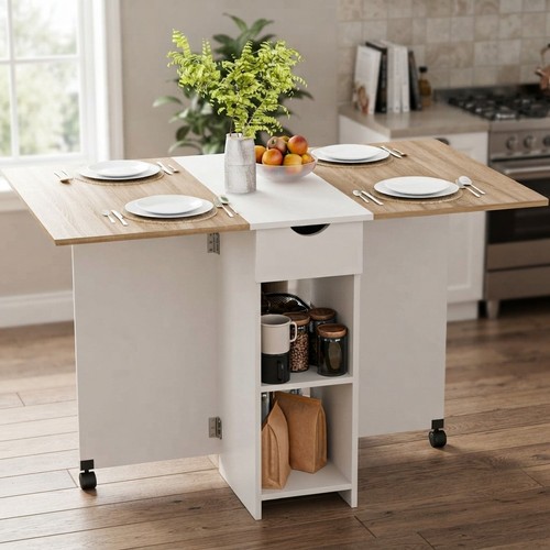 Space saving oak white - space-saving,