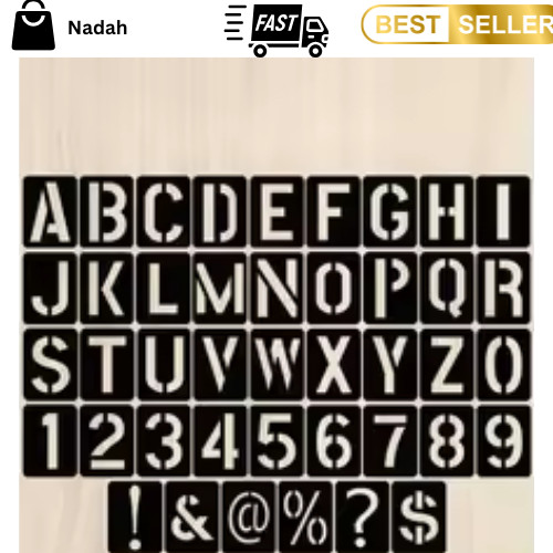 Pcs letter stencils - pcs,