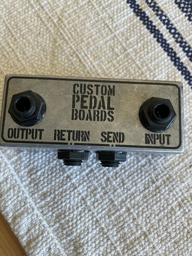 Custom pedal boards - boards, patch