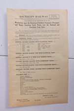 SR circular.     Pullman cars.