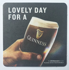 Beer mat.Lovely Day For A Guinness .Collectable Breweriana Coaster