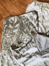 Next duvet cover & pillow case pair UK king size sage green velvet feel