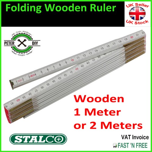 Ruler folding wooden or2 - ruler,