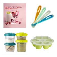 Beaba Babycook book portion jars portion tray spoons Weaning Accessories Set