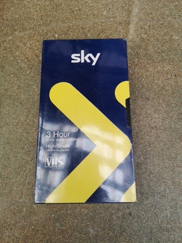 Sky blank vhs tape - blank,