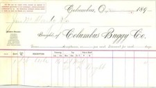 1893 Columbus (Ohio) Buggy
