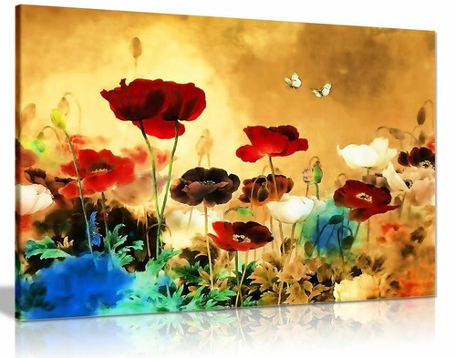 Chinese canvas art floral - canvas,