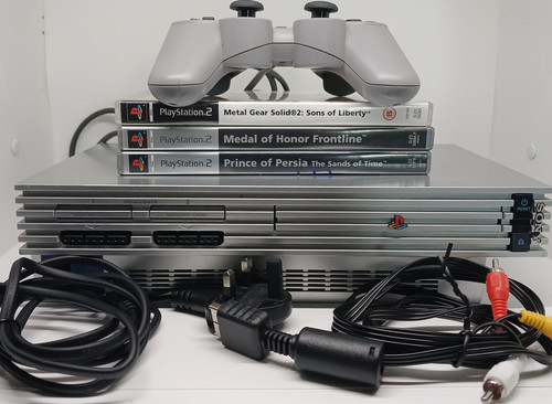 Sony playstation silver - sony,