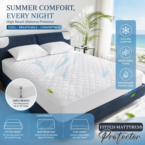Extra deep quilted matress - deep,
