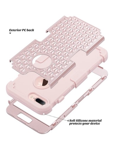 Iphone plus case rose - 5.5”,