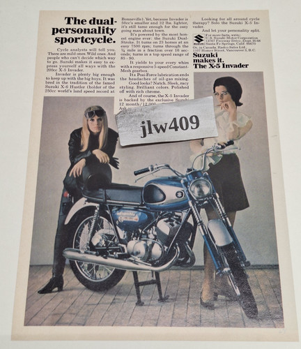1968 suzuki 200cc - suzuki, x-5