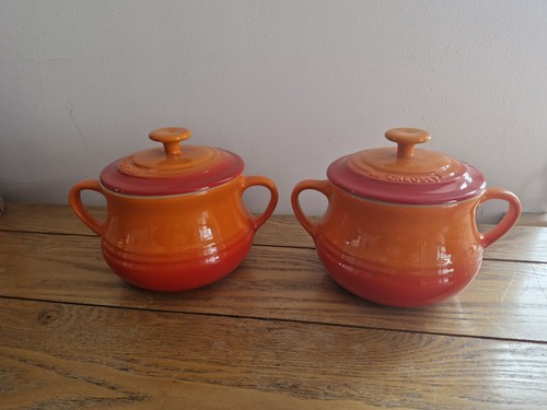 Pair creuset stoneware - pair,
