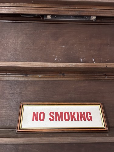 Vintage framed smoking - vintage,