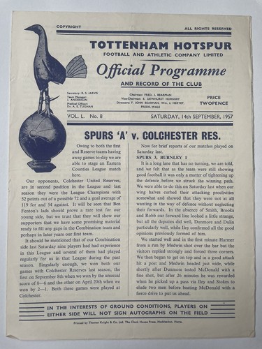Tottenham hotspur v - ‘a’,