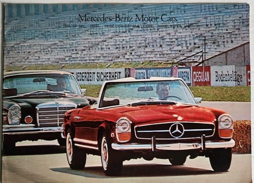Mercedes benz brochure 280sl - benz,