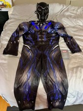 Disney Store Black Panther Light Up Costume Mask Kids 7/8 Years Marvel