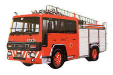 Fire Engine Magnet - Fire Engine Magnets-Fire Engines Fire Engine Driver WT35-JM