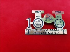 Isle man centenary badge - tt,