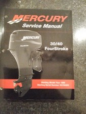Mercury Mariner 30hp 40hp Fourstroke Outboard Engine 90-857046R1