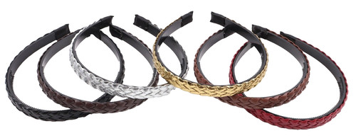 Braided faux leather - braided, faux-leather