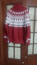 Ladies Small Roll Neck Red Jumper - New in original packaging