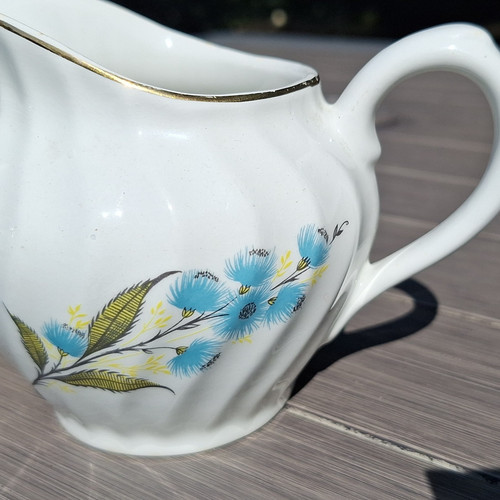 Royal wessex blue mist floral - royal,