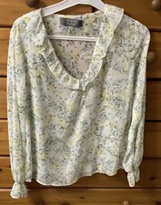Ladies, Women's floral ruffle